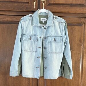 Rare Frame Denim Light Blue utility Jacket XS